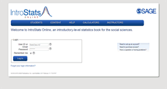 Desktop Screenshot of introstatsonline.com